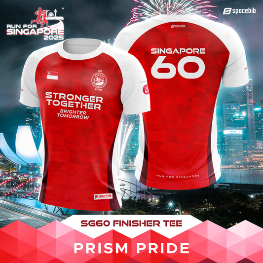 Run For Singapore SG60 Race Tee (Prism Pride)