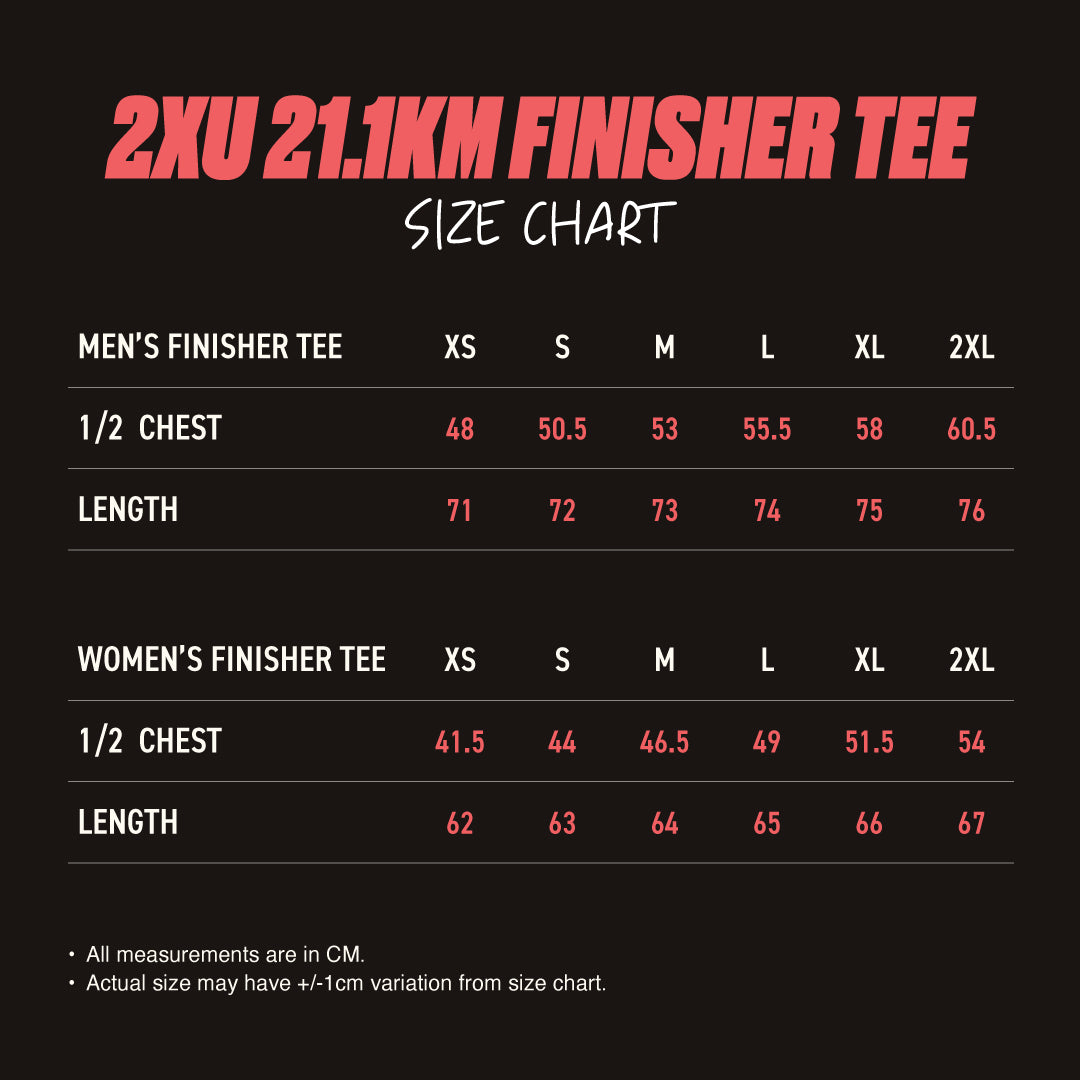 2XU Men Active Tee (Vermilion/Black)