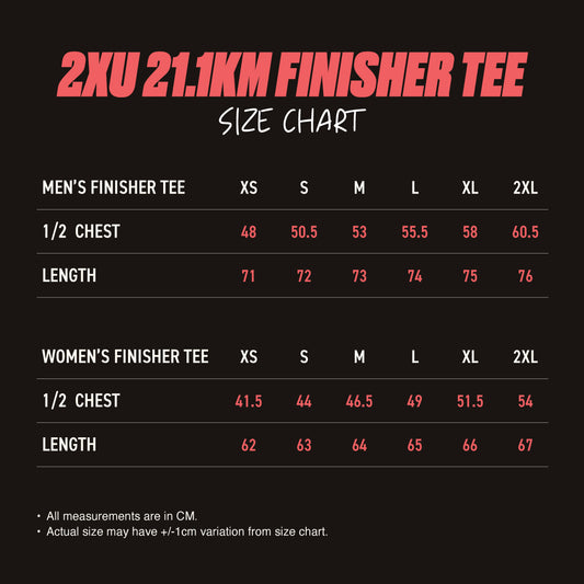 2XU Men Active Tee (Vermilion/Black)