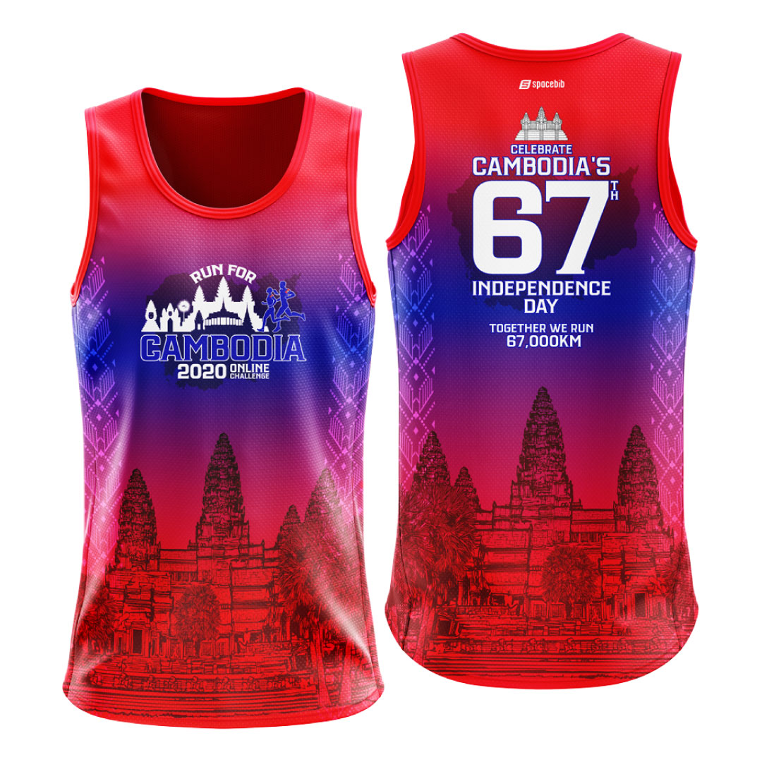Run For Cambodia Running Singlet