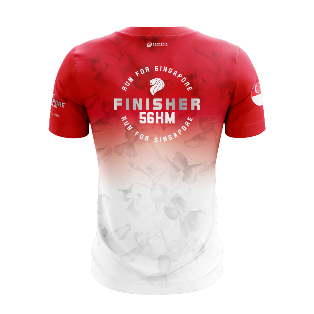 Run For Singapore 56KM Finisher T-Shirt