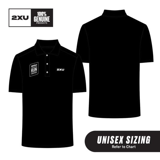 2XU Unisex Compression Run Polo Tee