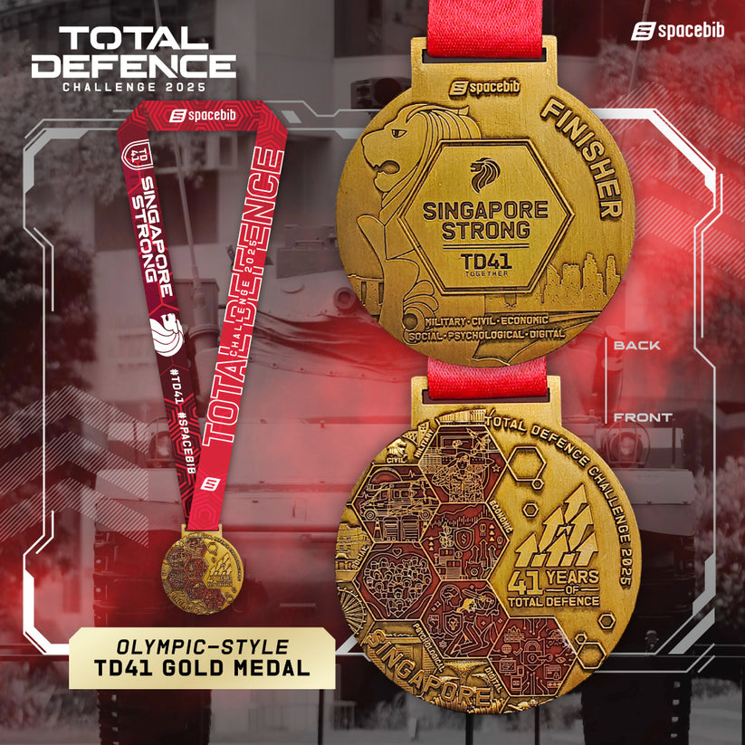 Total Defence 41 Limited Medal – RunSociety Shop
