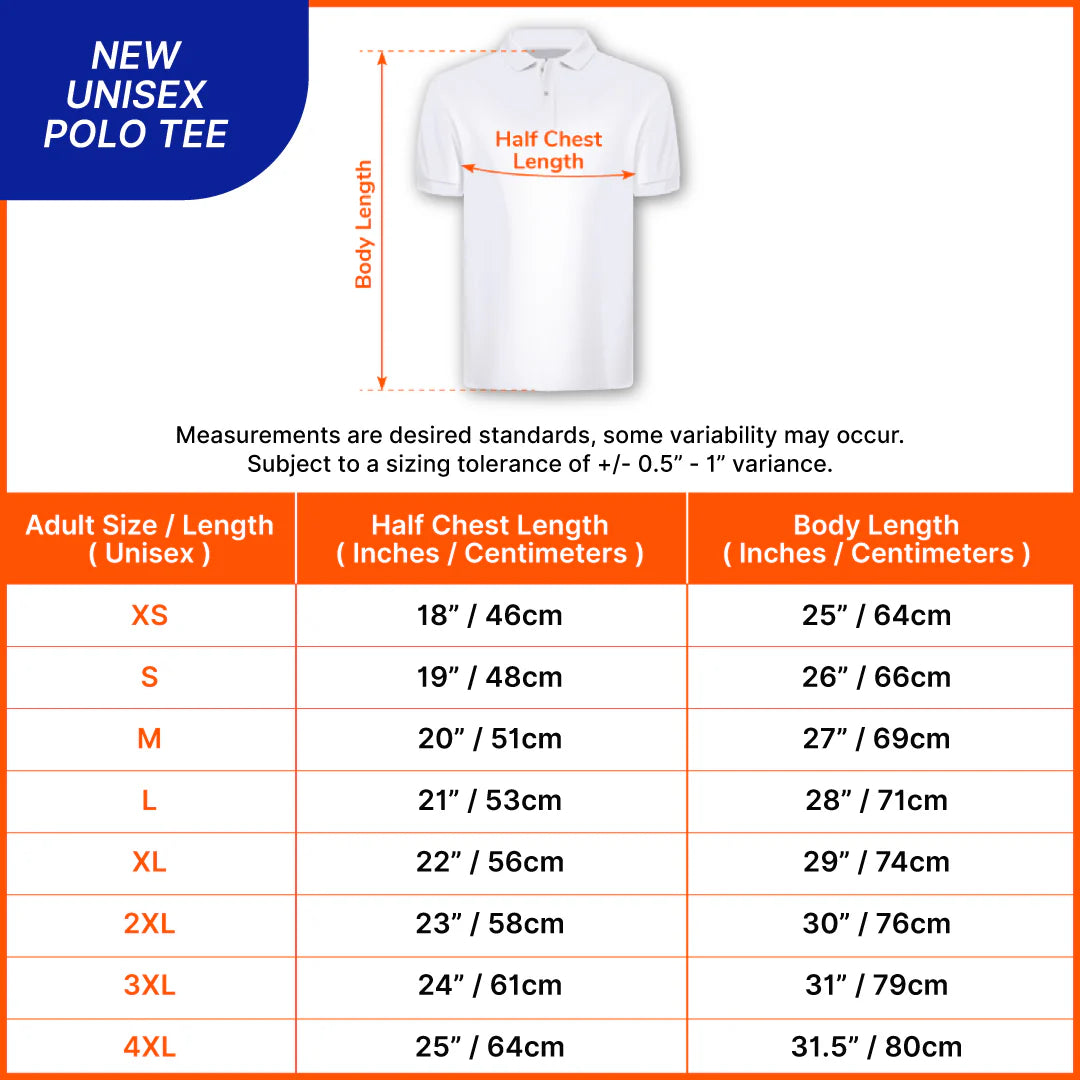 Run For Singapore Polo Tee (Dark Blue)