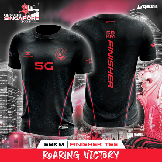 Run For Singapore SG58 Tee (Black)