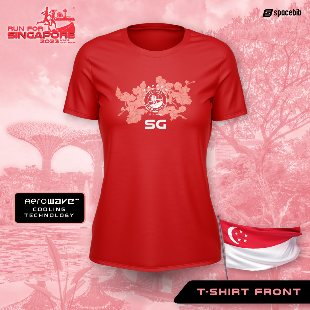 Run For Singapore Women Tee