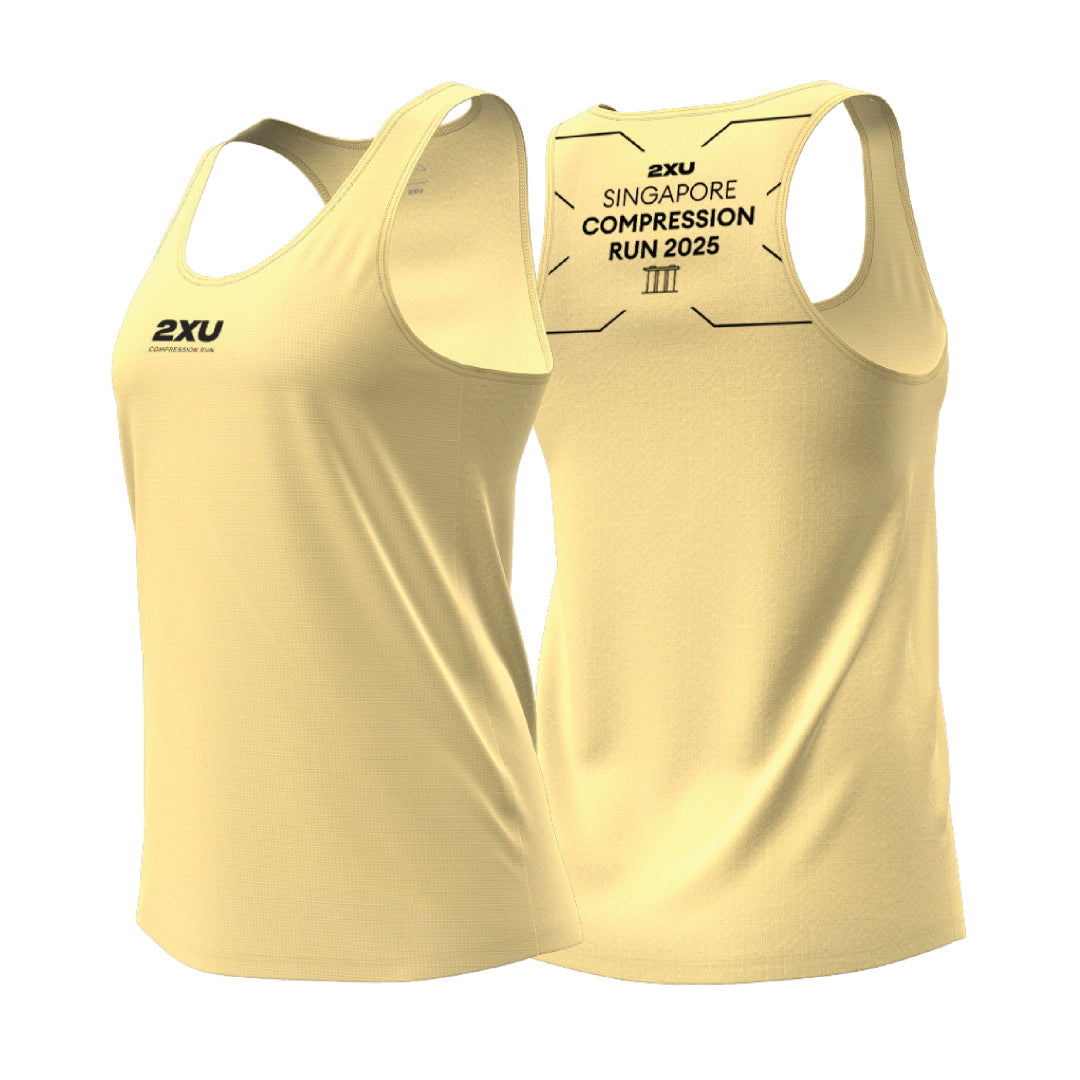 2XU Women Aero Singlet (Yellow)