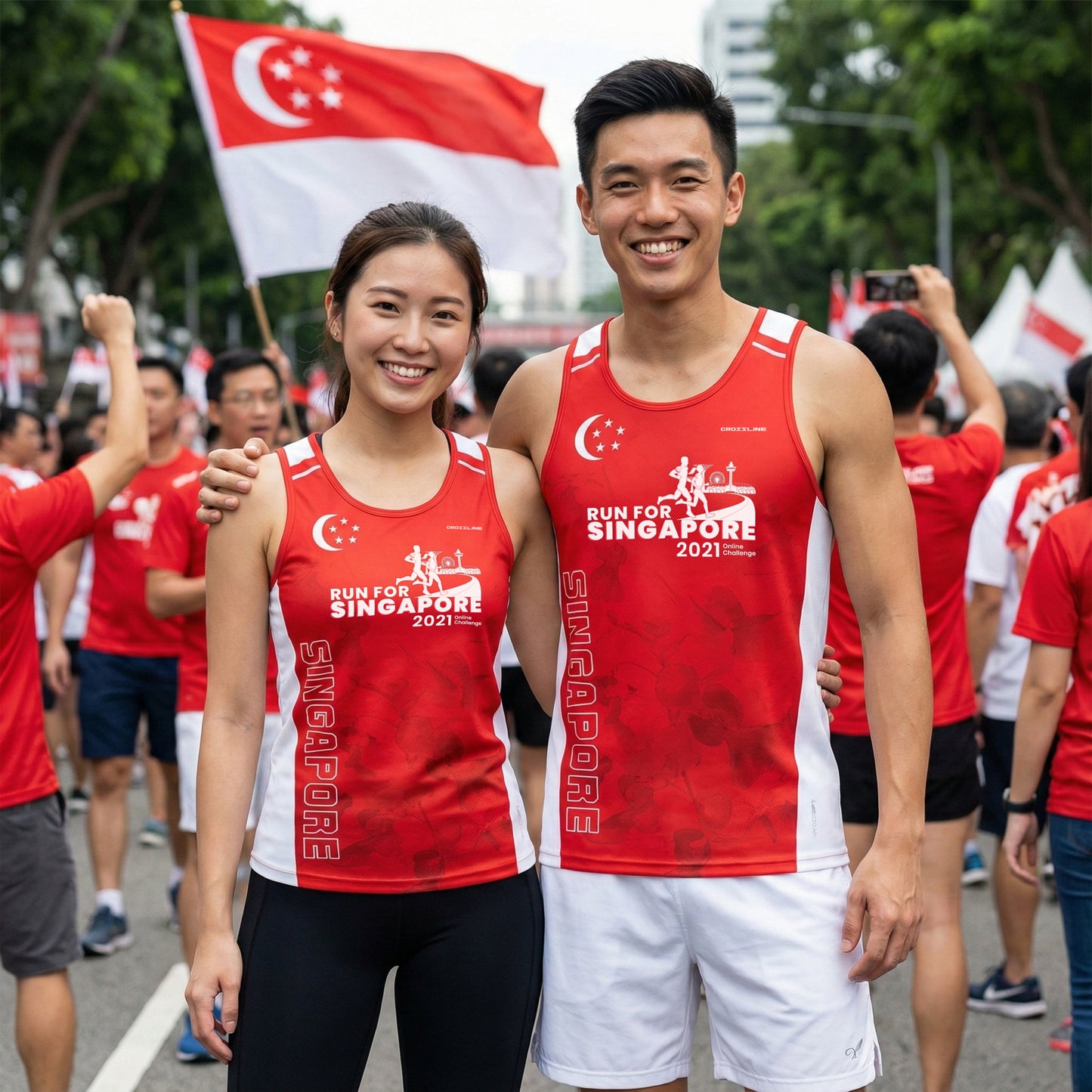 Run For Singapore Running Singlet (4th Edition)