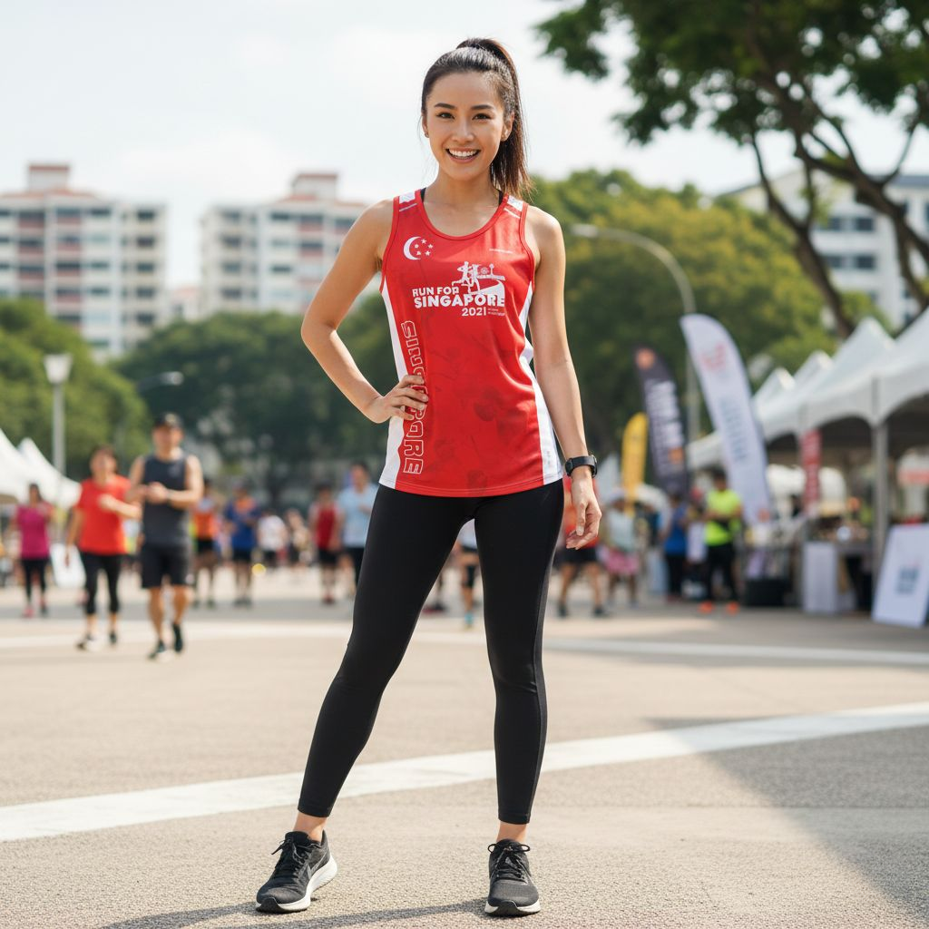 Run For Singapore Running Singlet (4th Edition)