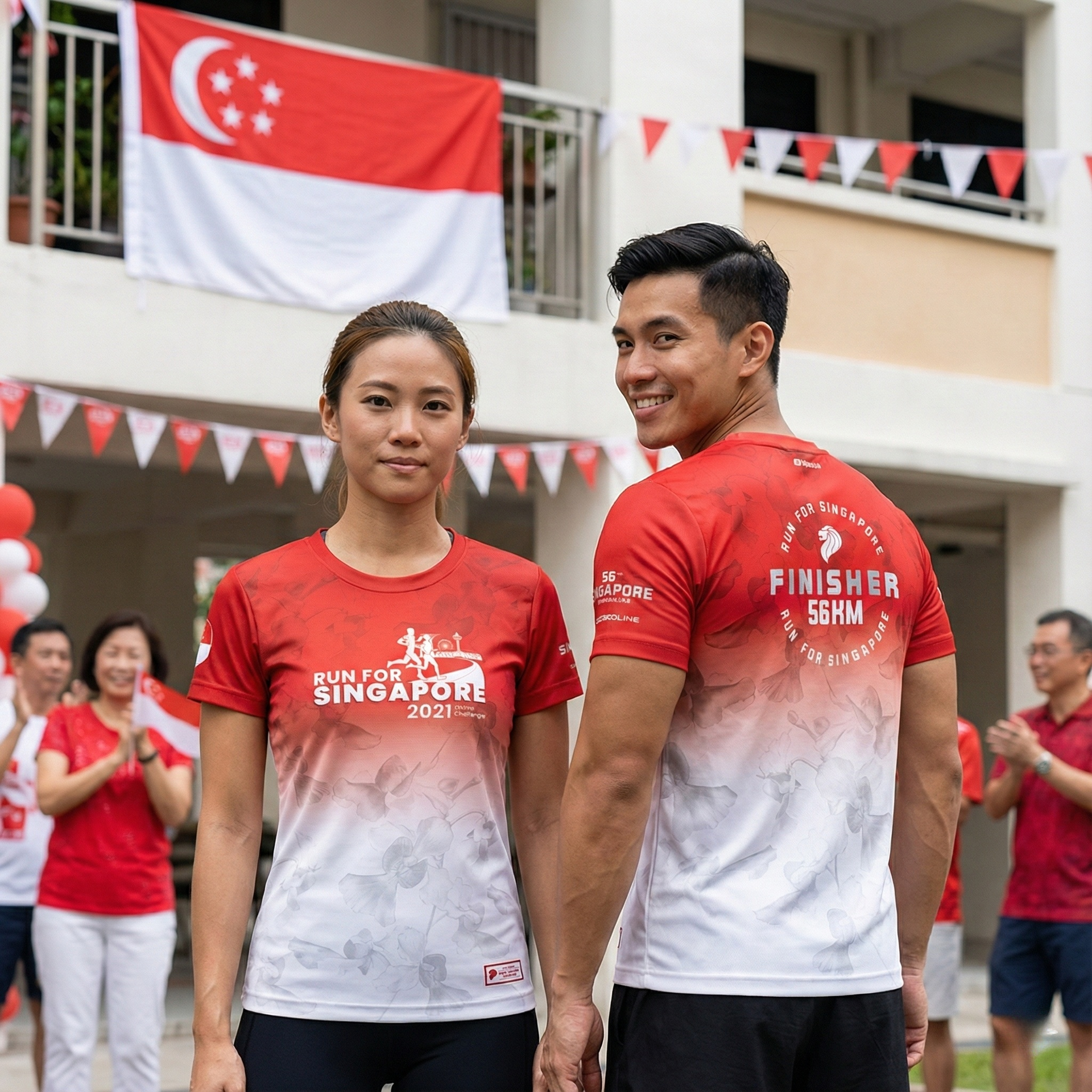 Run For Singapore 56KM Finisher T-Shirt – RunSociety Shop