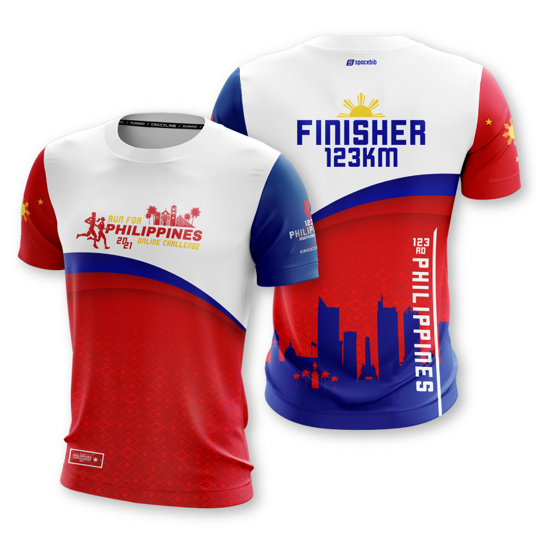 Run For Philippines 123KM Finisher T-Shirt