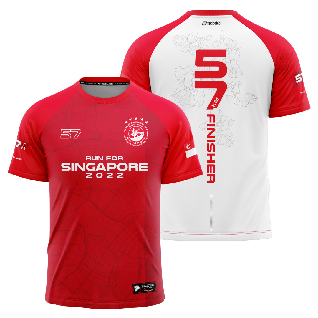 Run For Singapore 57KM Finisher T-Shirt