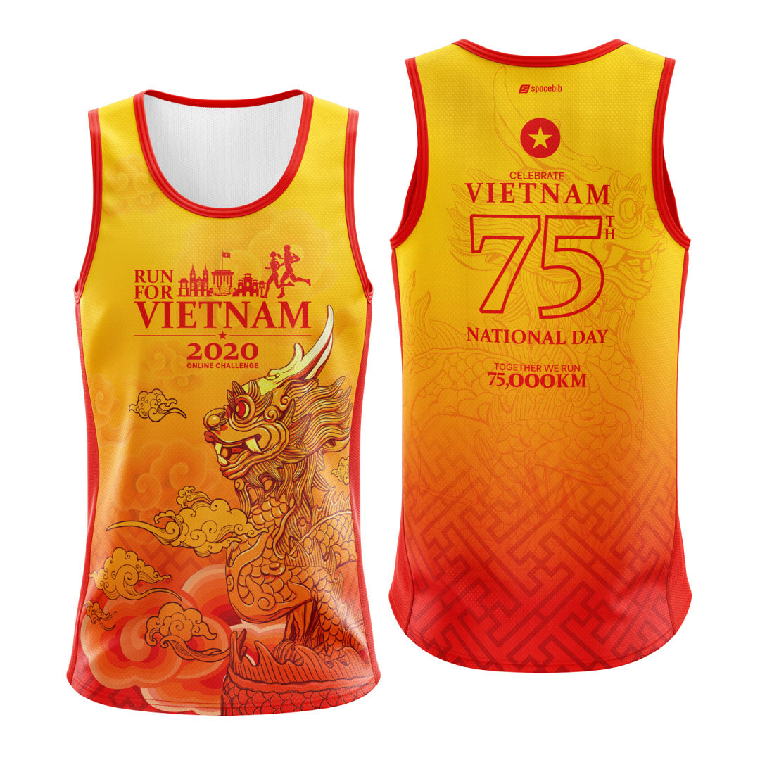 Run For Vietnam Running Singlet