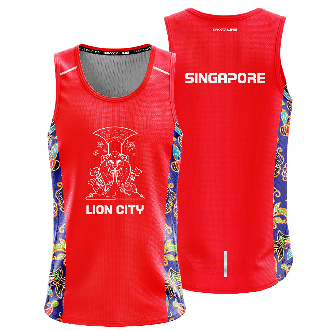 Singapore Batik Active Singlet