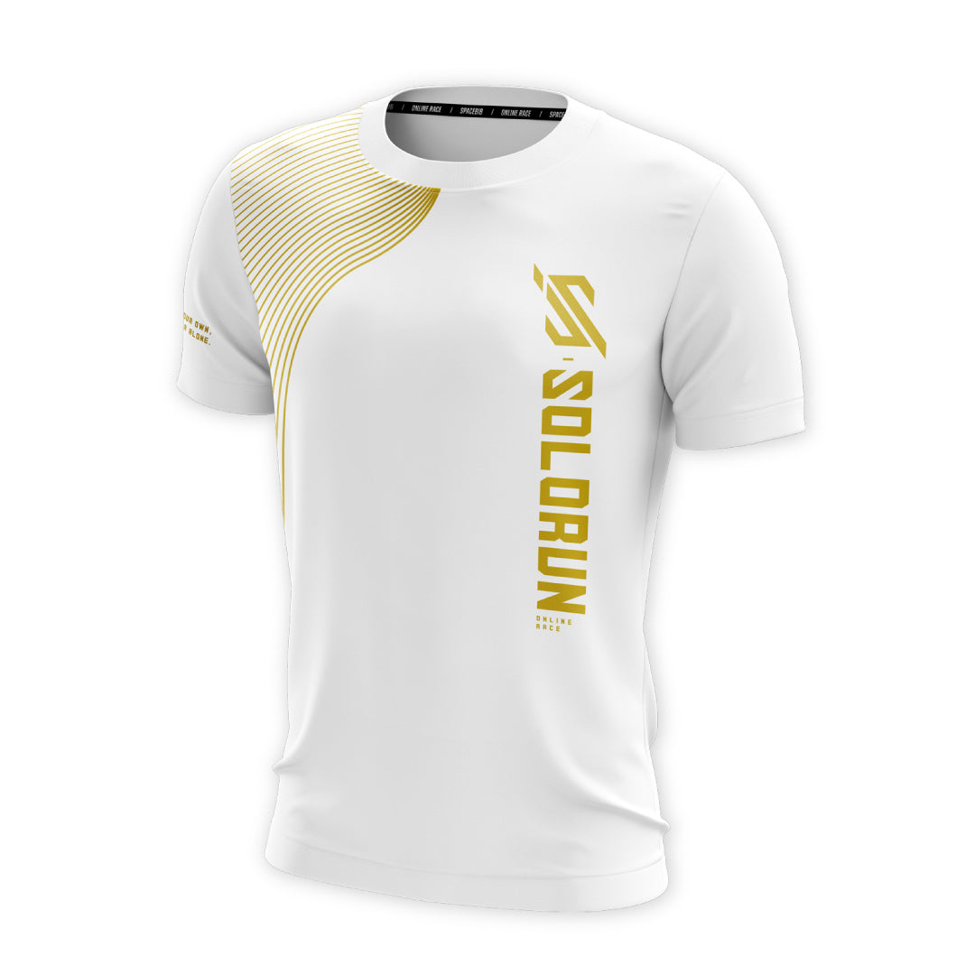 Solo Run Day Finisher T-Shirt (Gold Print)