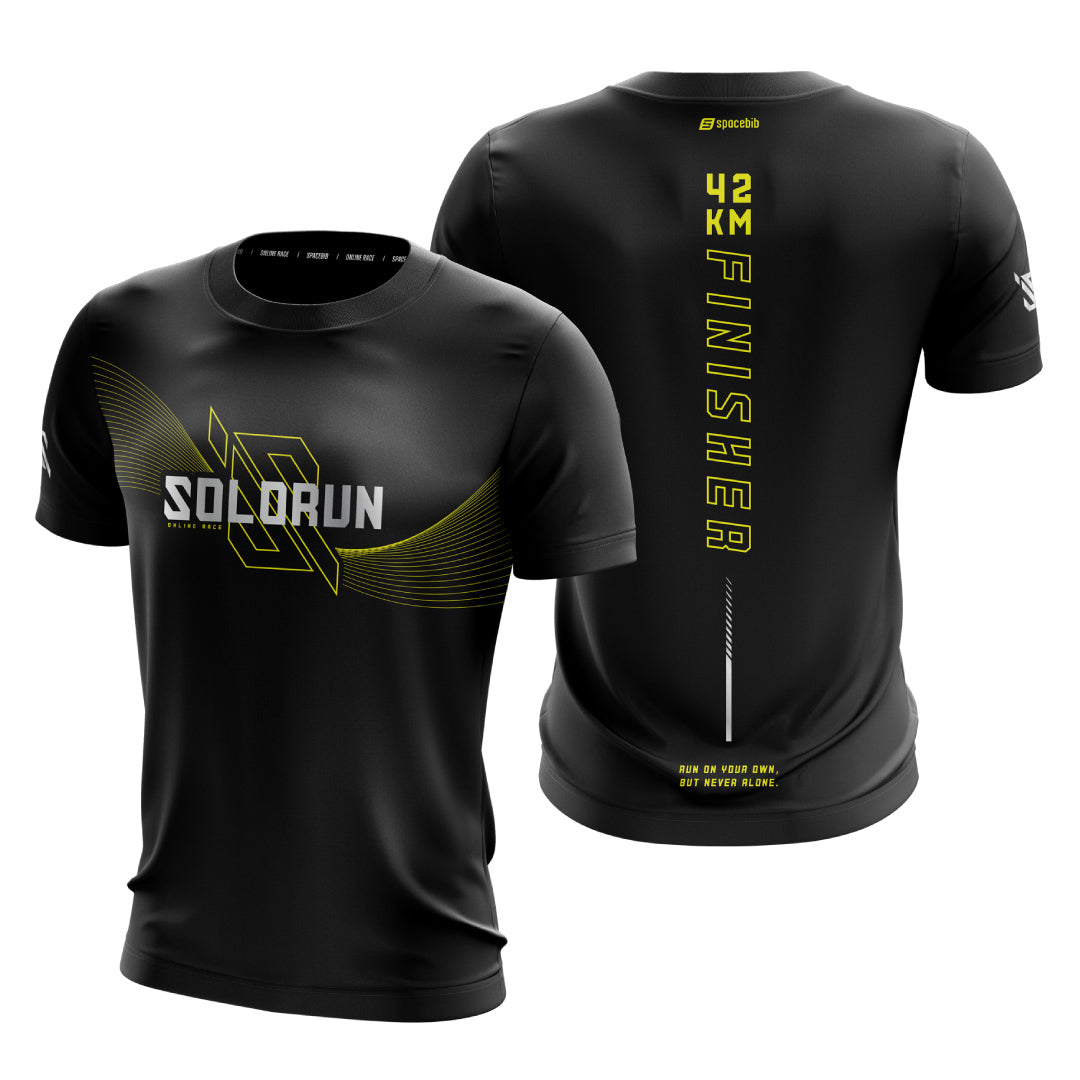 Solo Run Night Finisher T-Shirt (Reflective)